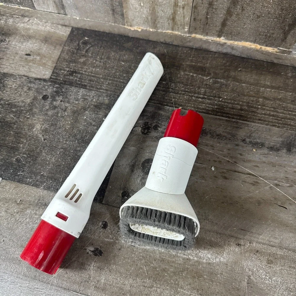 Shark NV341 Dusting Brush Tool & Crevice Attachment white/red